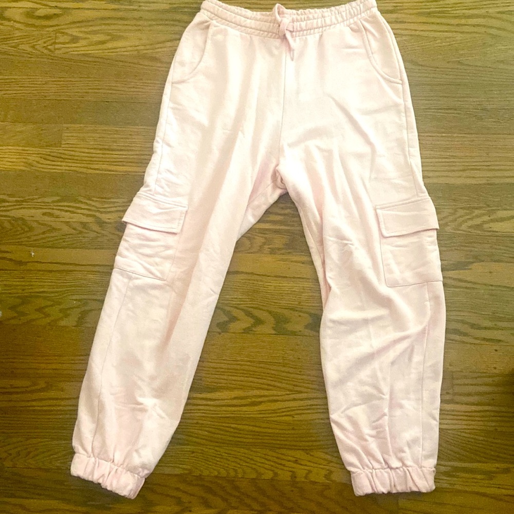 Pink warm sweatpants